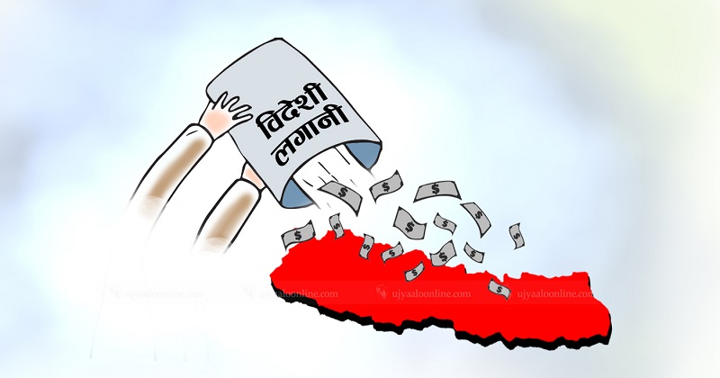 वैदेशिक लगानी प्रतिबद्धता ५३ प्रतिशतले घट्यो